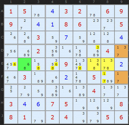 Sue-De-Coq Example 2