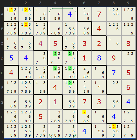 Double Line/Box Reduction on 2