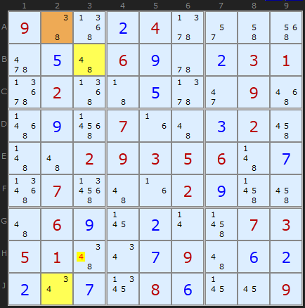 Sudoku Y Wing Sudoku xy Wing Explained