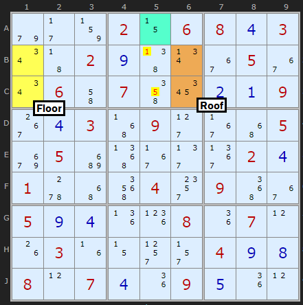 Unique Rectangle Figure 8