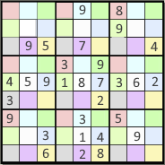 Colour Sudoku Solver