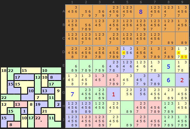 4 row block Innie example